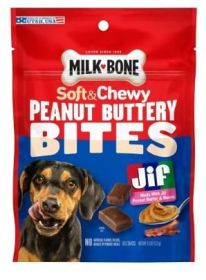 Milk-Bone Peanut Buttery Bites Soft Dog Treats With Real Peanut Butter & Bacon, 4.5-Oz. Bag Milk-Bone Peanut Buttery Bites Soft Dog Treats With Real Peanut Butter & Bacon, 4.5-Oz. Bag